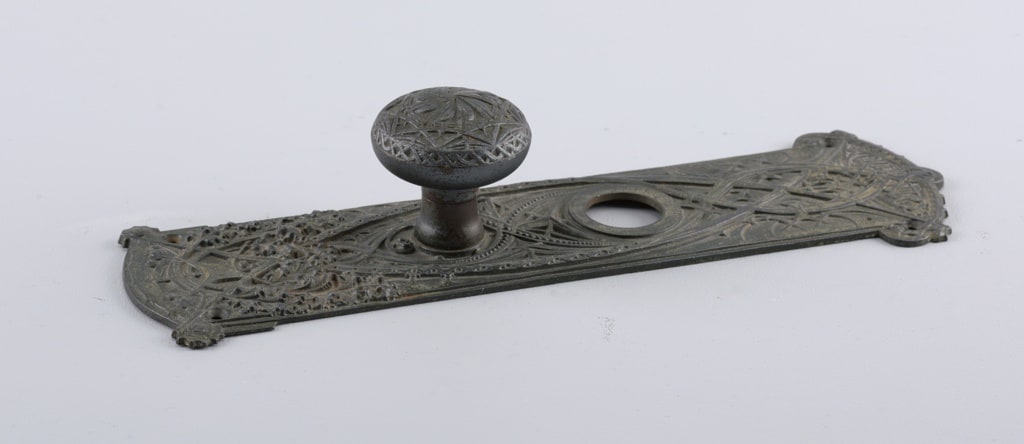 Doorplate With Knob, ca. 1895