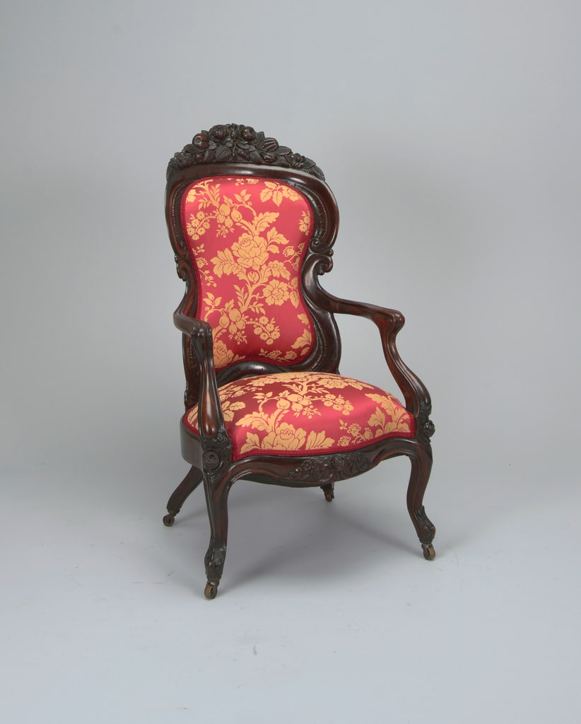 Rosalie Armchair, design: 1850; Crest decoration design: 1849