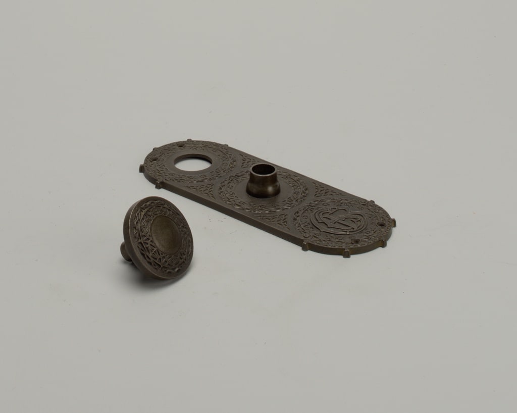 Doorplate (USA), ca. 1895