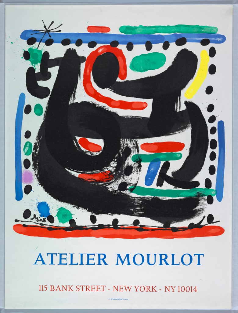Poster, Joan Mir , Abstract Compo, 1967