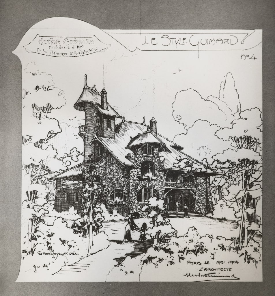 Photograph, Exterior of Castel d'Orgeval, Rear Facade, 1904