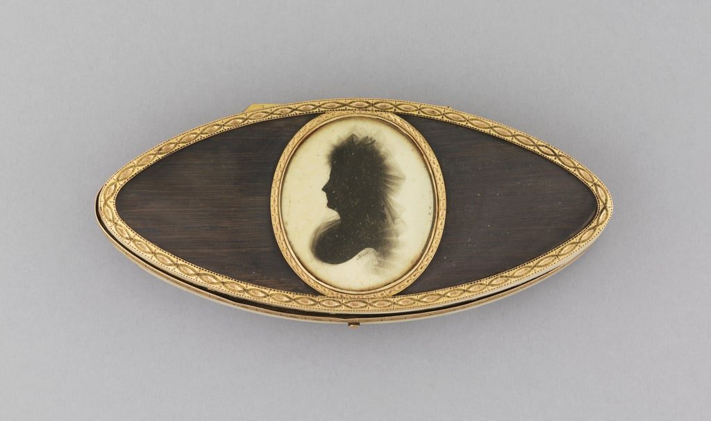 Patch Box Mounted With Miniatures (England), ca. 1785
