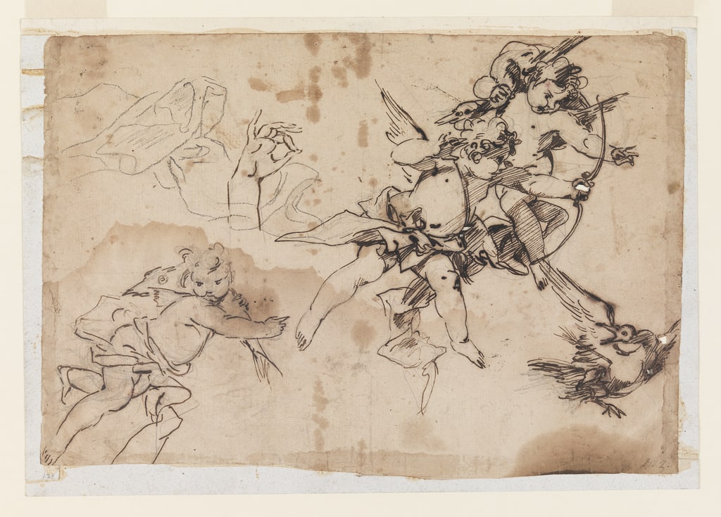 Drawing, Study for a Painting on Theme of Callisto, ca. 1750