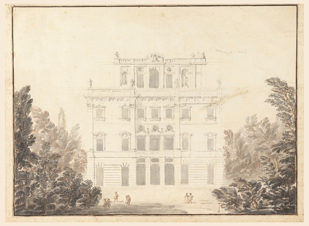 Drawing, Design for a casino in a park, 1755–60