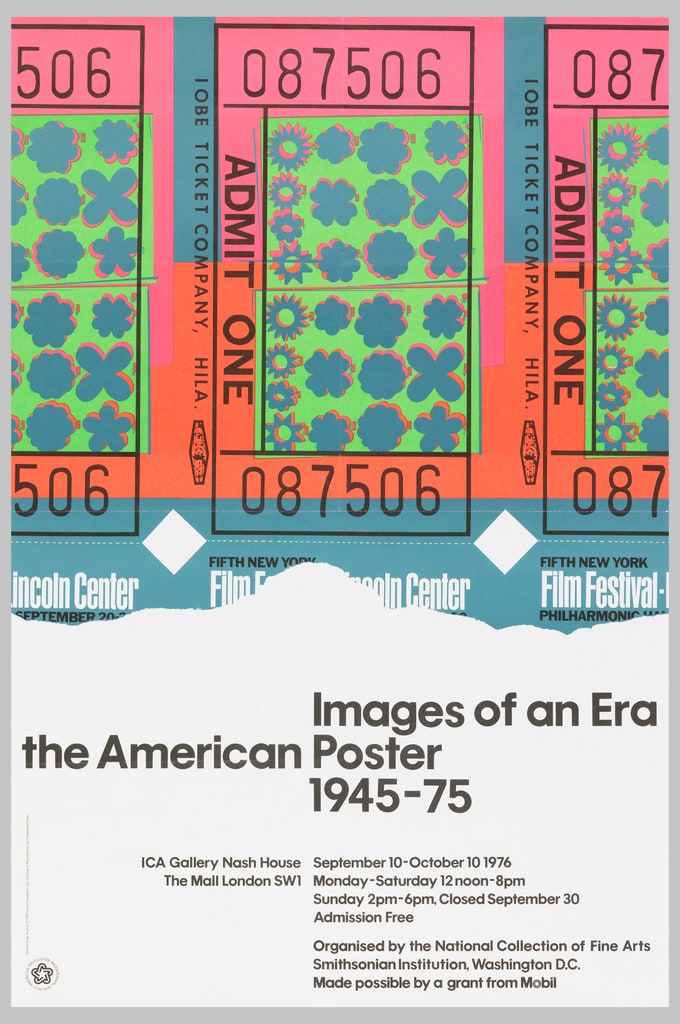 Poster, Images of an Era the American Poster, 1945-75, 1976
