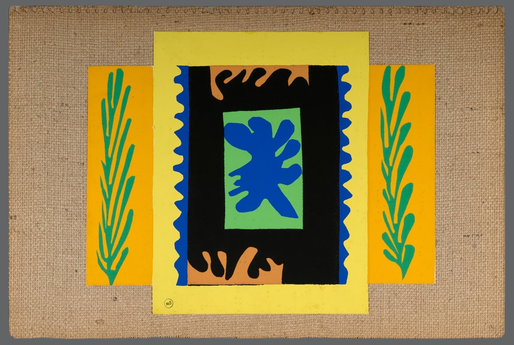 Sample Book Page, Mural Scrolls, 1948