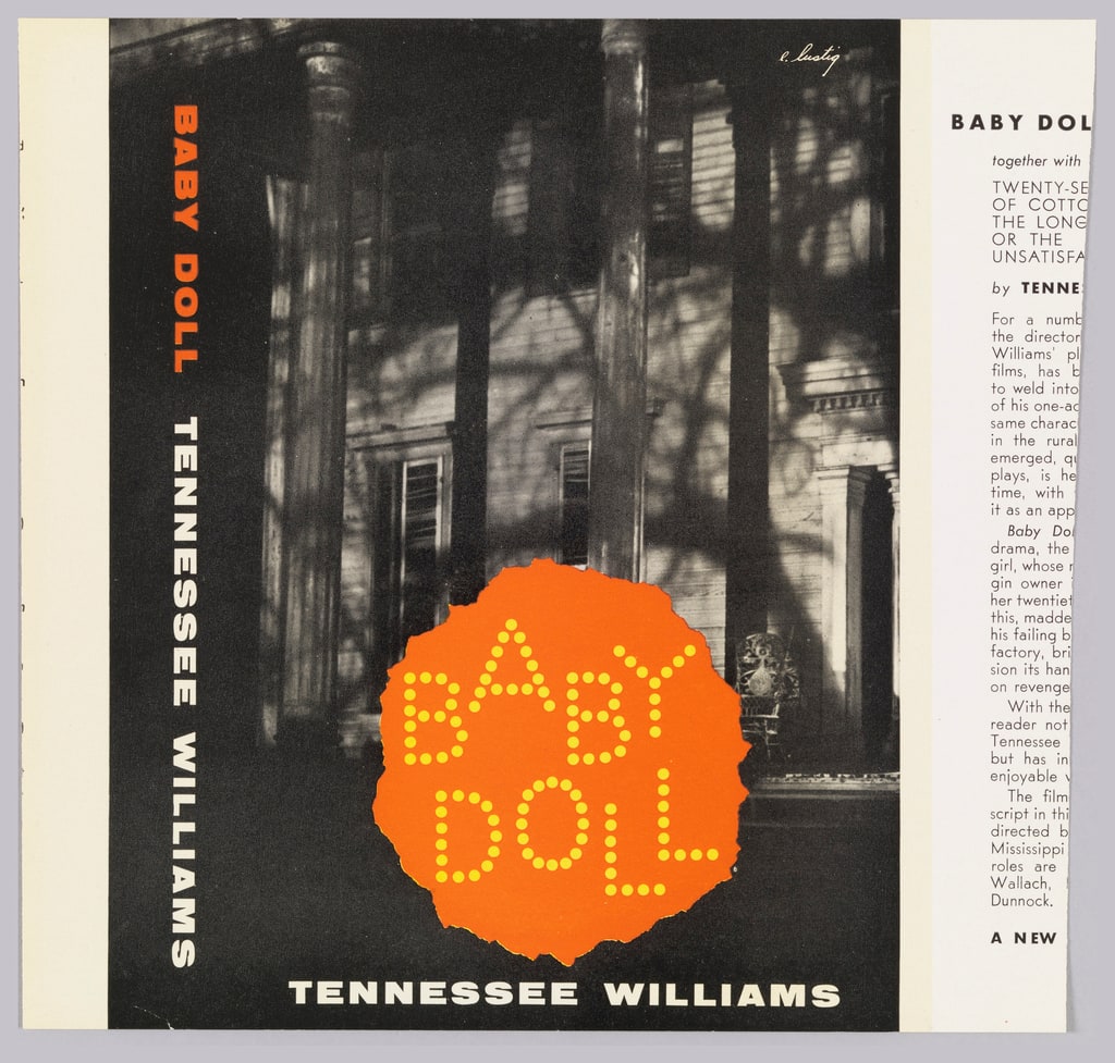 Book Cover, Baby Doll, 1956