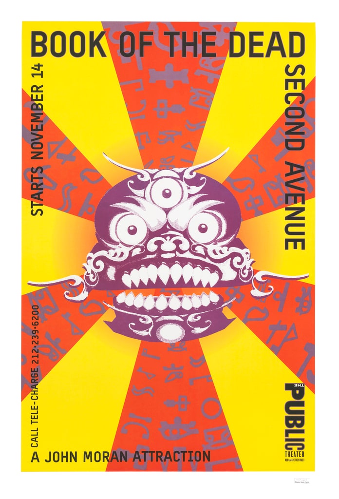 Poster, Book of the Dead/Second Avenue, The Public Theater, 2000