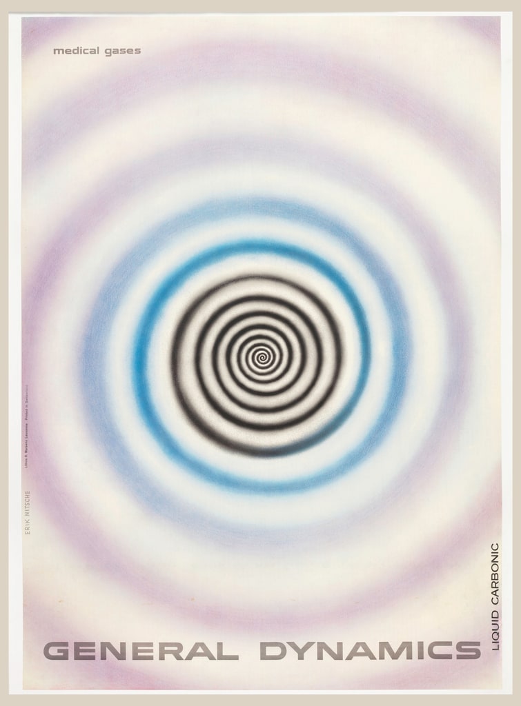 Poster, Medical Gases, General Dynamics, 1960