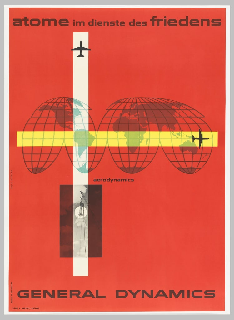 Poster, Atome im Dienste des Friedens, General Dynamics, 1955