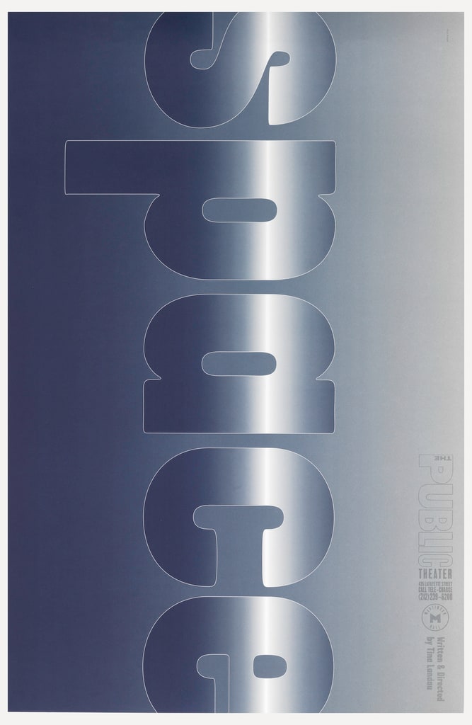 Poster, Space, The Public Theater, 1999