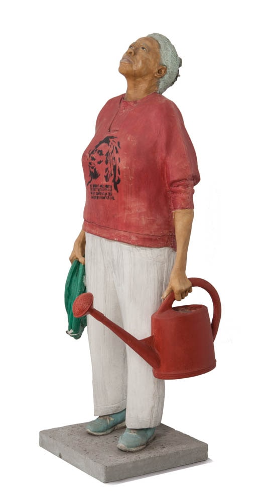The Gardener (Melissa with Bob Marley Shirt)
