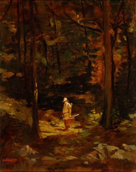 D. Levine on way to Fort Putnam