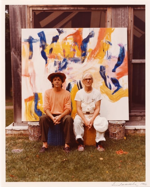 Paul McCartney and De Kooning