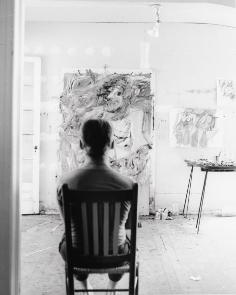 Willem De Kooning Sitting, East Hampton
