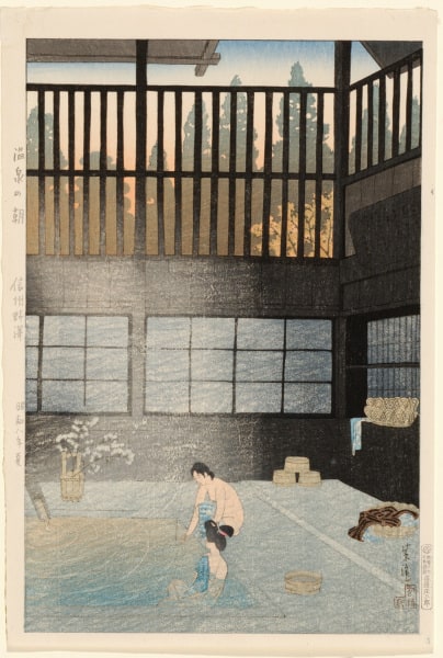 Hot Spring in the Morning