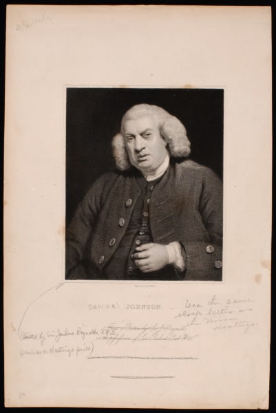 Samuel Johnson(after Sir. Joshua Reynolds)