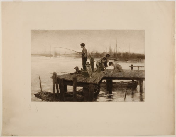 Young Anglers (after Leon Moran)