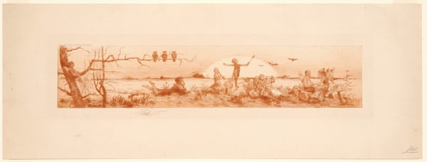 Untitled (Elf on mushroom)