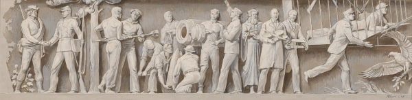 Frieze in Rotunda of National Capitol