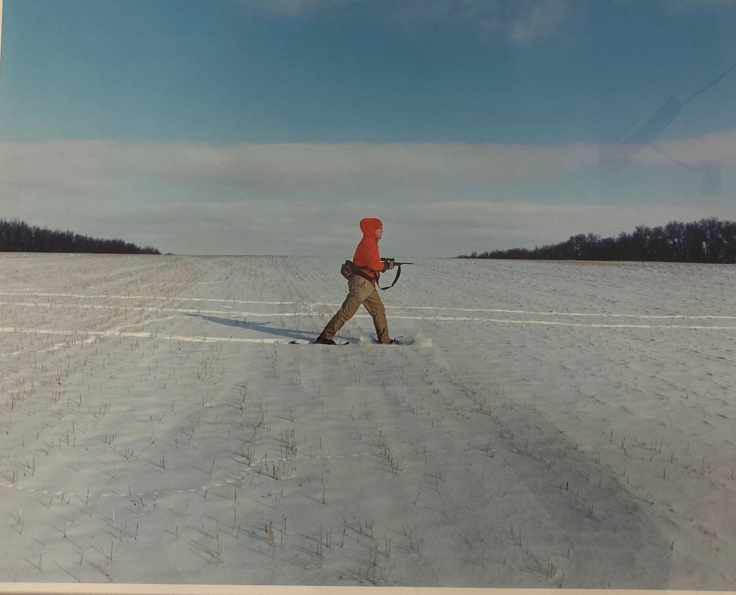 Dad Tracking a Deer