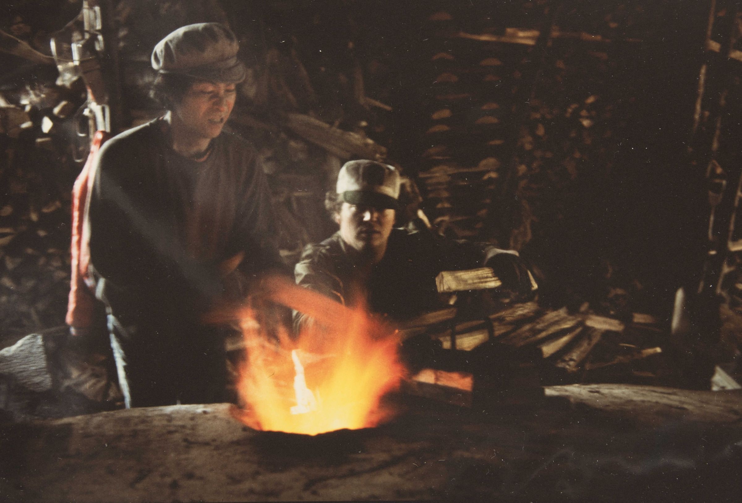 Stoking Kiln
