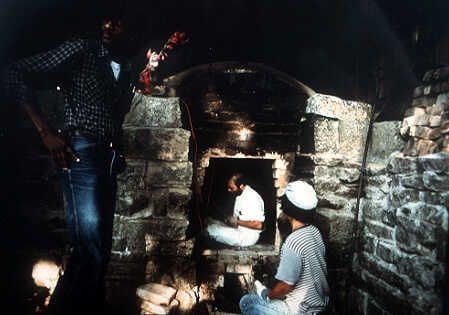 Unloading Kiln