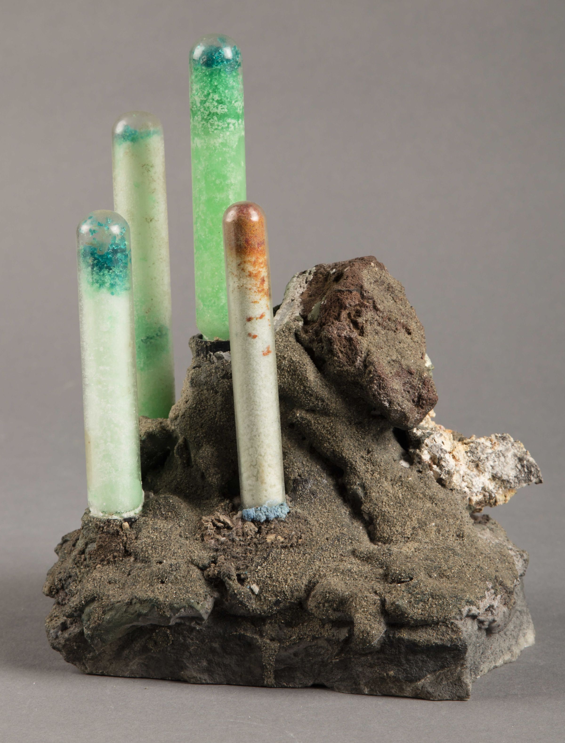 Chemical Sculpture with Four Tubes