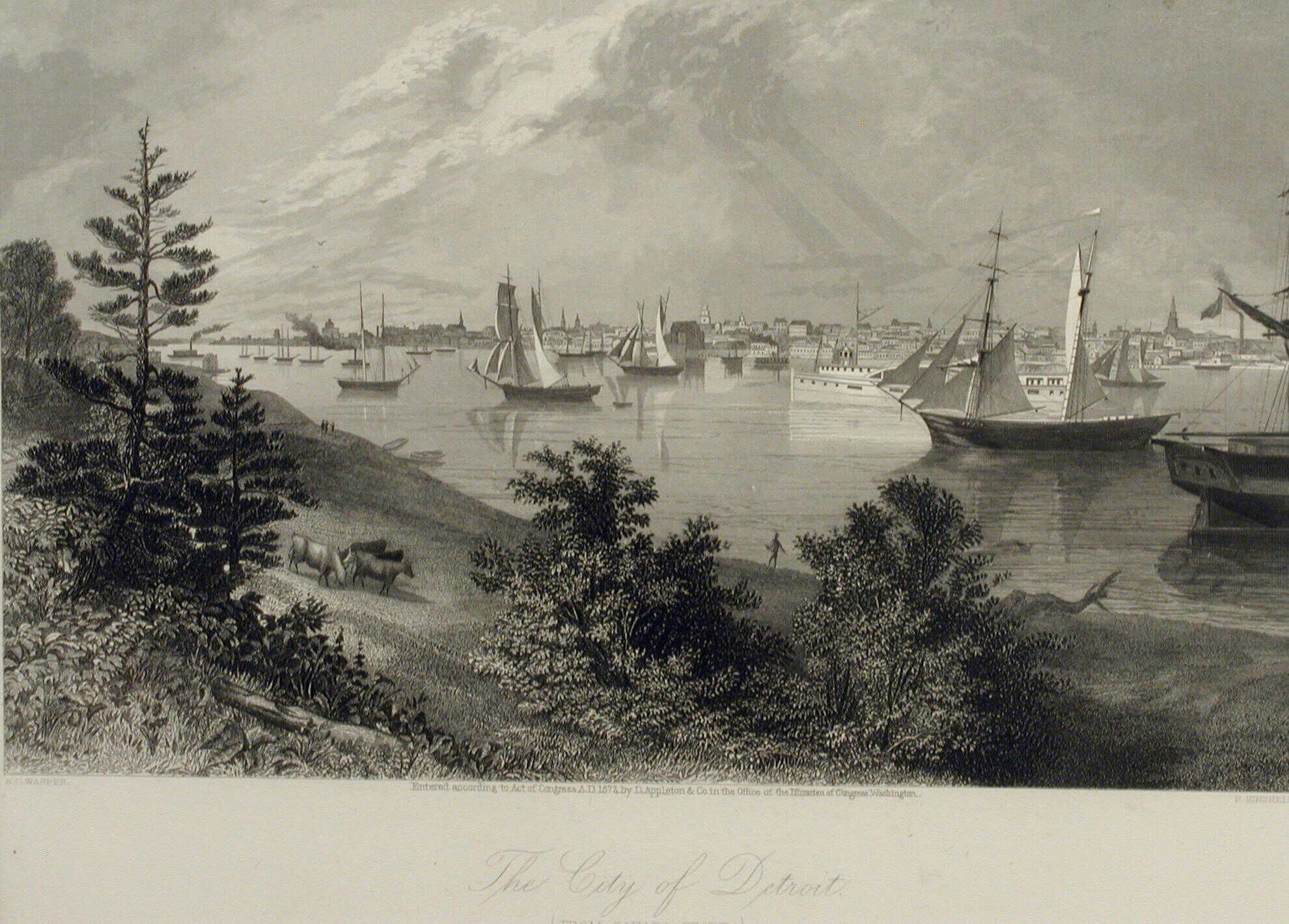 City of Detroit, from Canada Shore