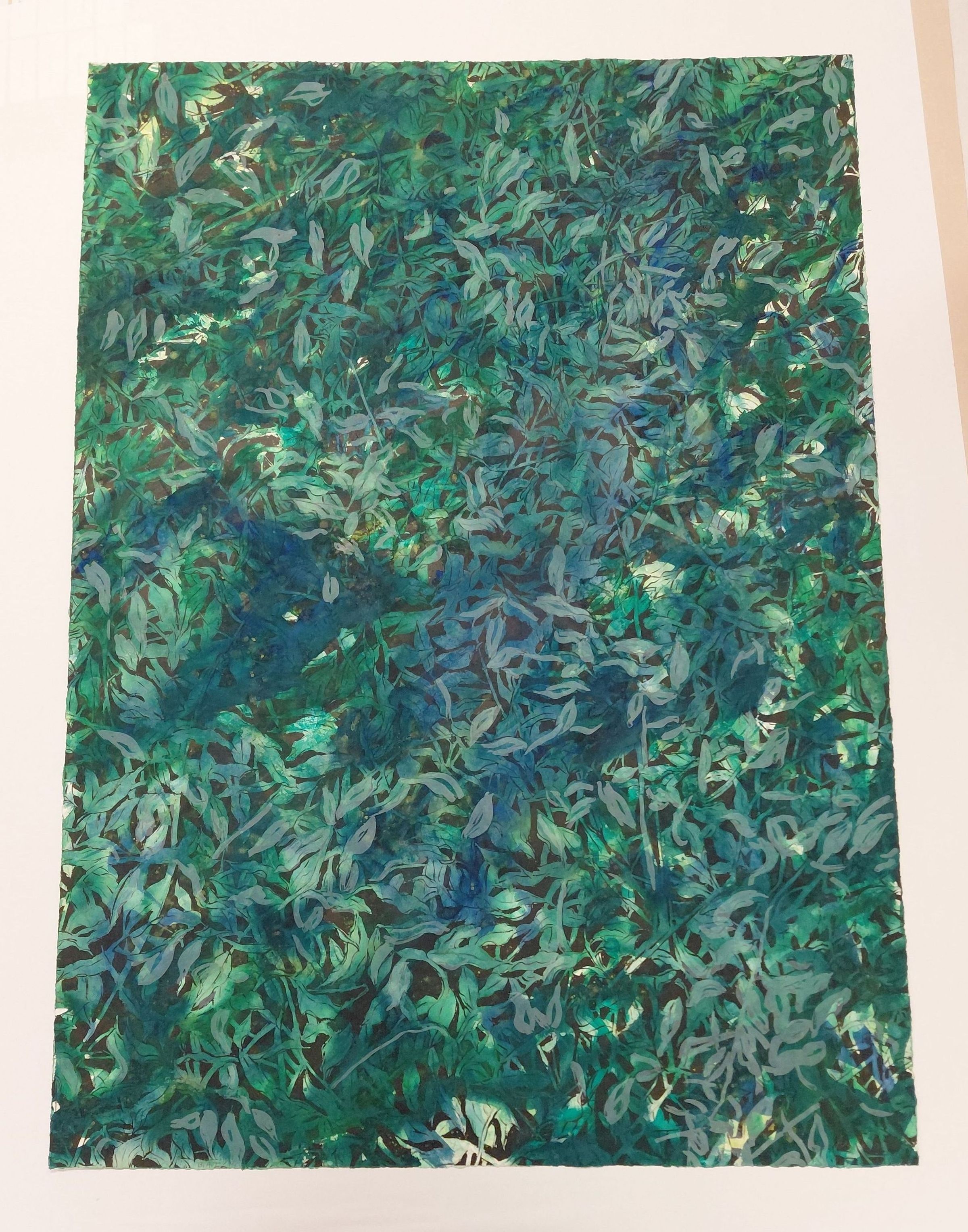 Leaf Print (green)