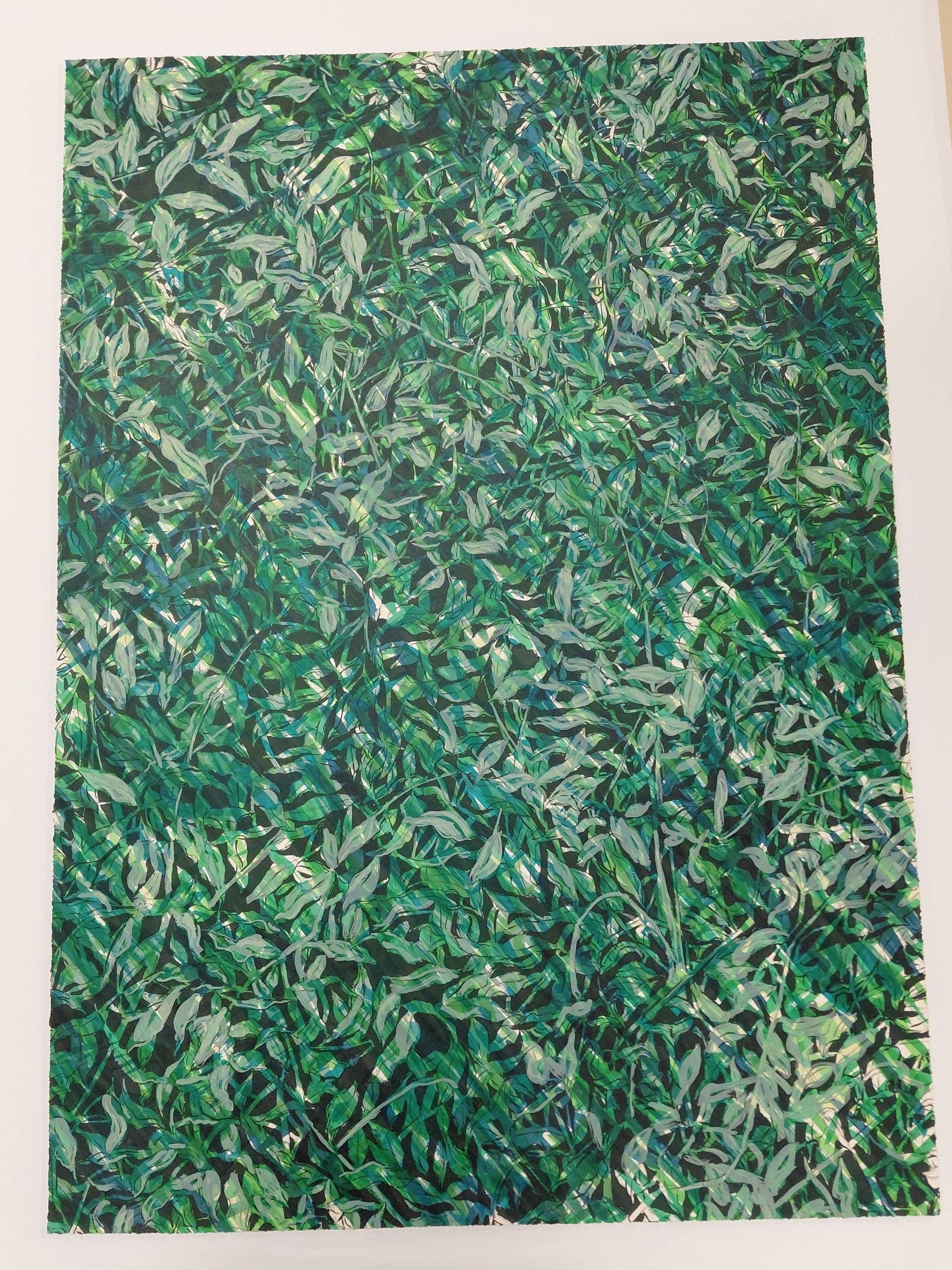 Leaf Print (green)