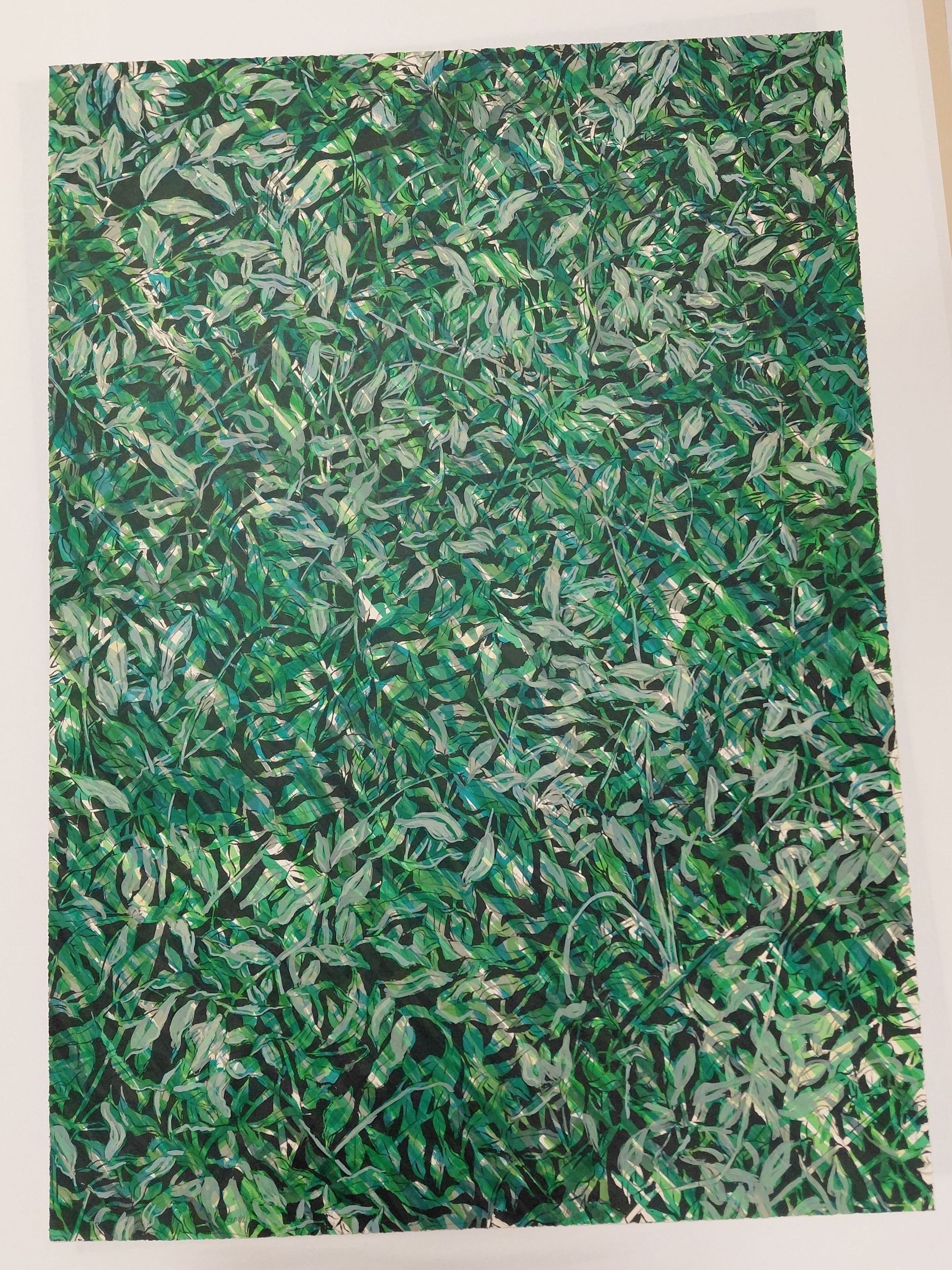 Leaf Print (green)