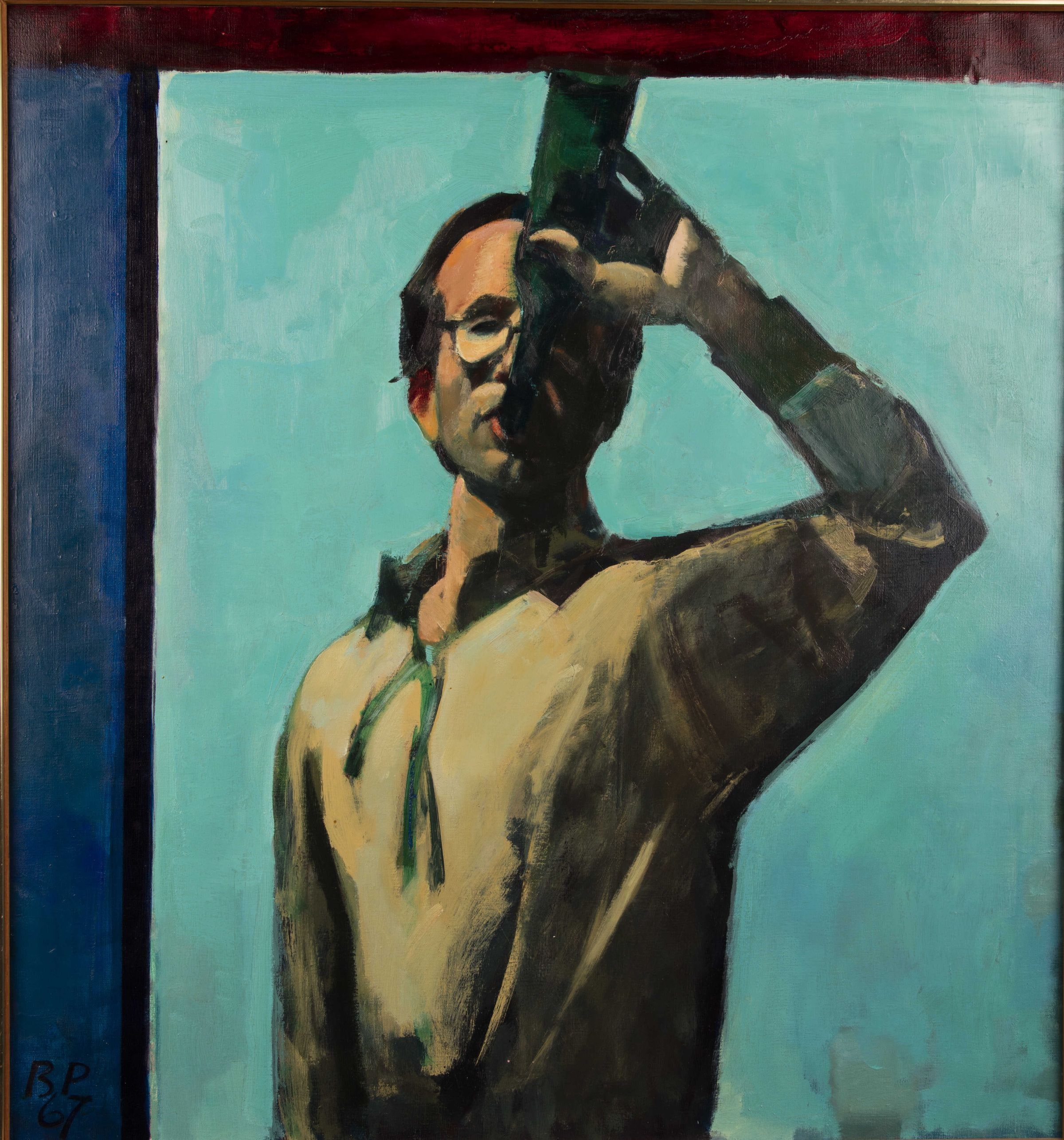 Self-Portrait with Bottle