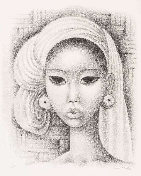 Balinese Girl's Head