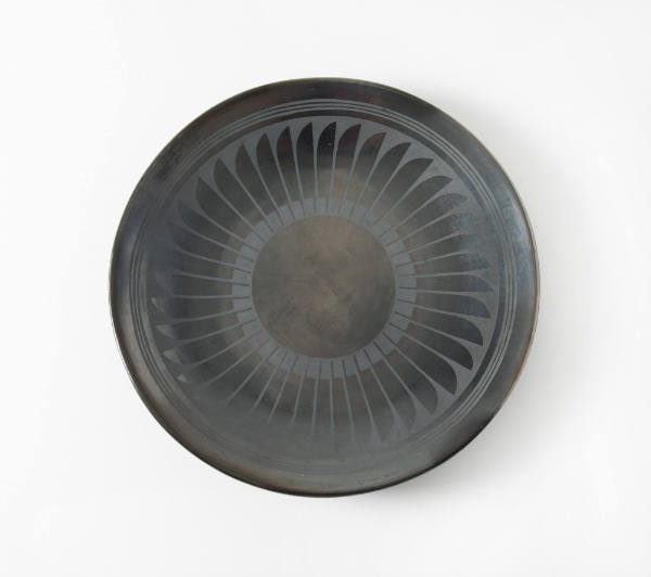 Black-on-Black Plate
