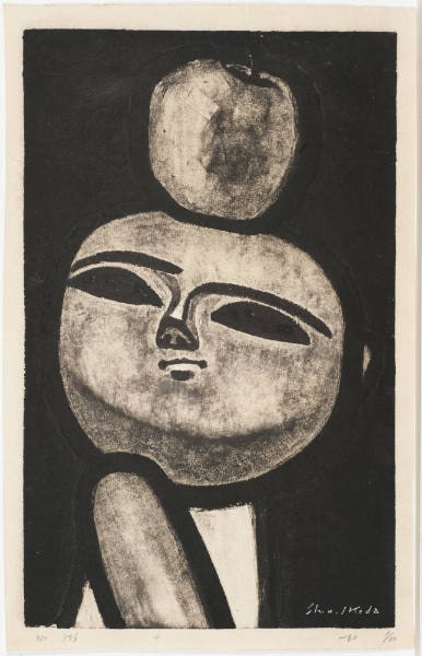 (Child with Apple on Head)