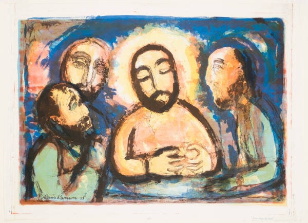 Christ Breaks the Bread