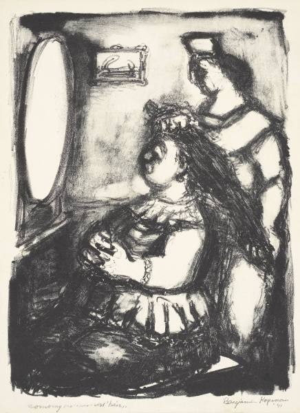 Combing The Mistress' Hair