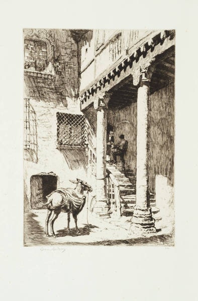 A Courtyard, Segovia