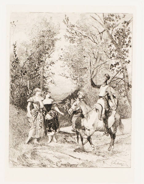 Don Quixote with the Shepherdesses