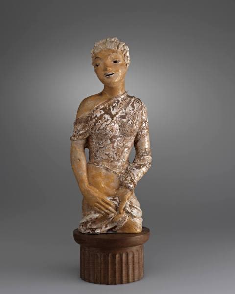 Figure: Nude with Brown Scarf