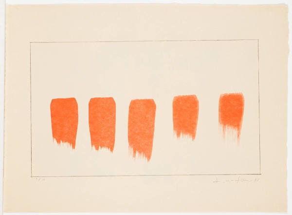 Five Orange Lines