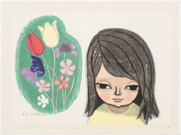 Flower and Girl