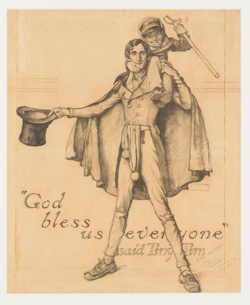 "God Bless Us Everyone" said Tiny Tim