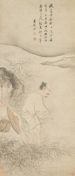 Hanging Scroll: Fisherman