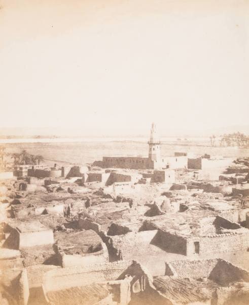 Idfu, General View of the Town from the Central Platform of the Pylon