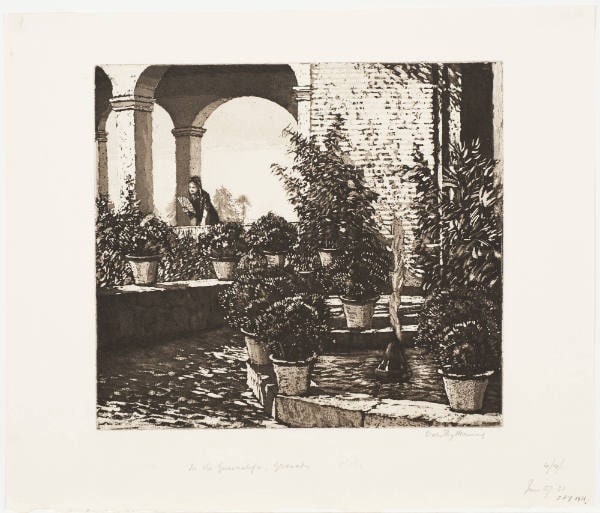 In the Generalife, Granada