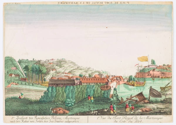 Ist View of Fort Royal of Martinique (Ier Vue du Fort Royal de la Martinique)