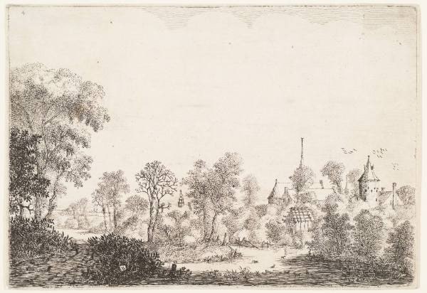 Landscape with a Man in a Boat