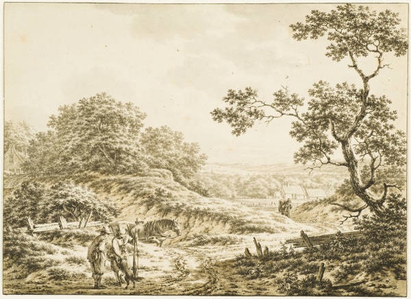 Landscape with Sportsman